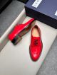 J.M.WESTON Man Red Calfskin Business Leather Shoes 042837 (3)_th.jpg